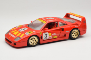 Ferrari F40 #3 Pirelli Rdeč 1987 Bburago 1:18 3332-P4 Kovina