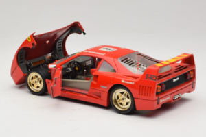 Ferrari F40 #3 Pirelli Rdeč 1987 Bburago 1:18 3332-P4 Kovina – slika 5 od 8