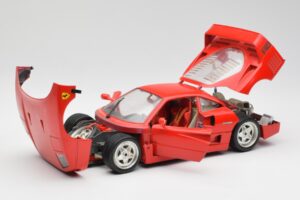 Ferrari F40 Rdeč Bburago 1:18 3032 Kovina – slika 2 od 8