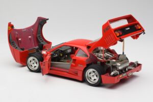 Ferrari F40 Rdeč Bburago 1:18 3032 Kovina – slika 5 od 8