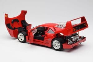 Ferrari F40 Rdeč Hot Wheels 1:18 23911 Kovina – slika 5 od 8