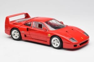 Ferrari F40 Rdeč Hot Wheels 1:18 23911 Kovina – slika 6 od 8