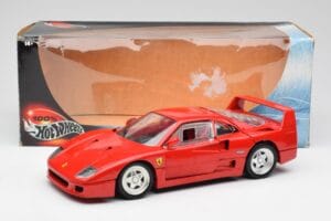 Ferrari F40 Rdeč Hot Wheels 1:18 23911 Kovina – slika 8 od 8