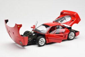Ferrari F40 Rdeč Kyosho 1:18 08416R2 Kovina – slika 2 od 10