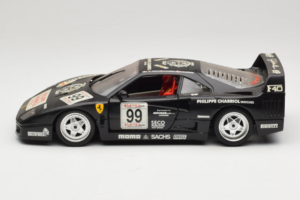 Ferrari F40 Seco #99 Lesseps / Charriol / Balandras Črn Bburago 1:18 3032-B3 Kovina – slika 4 od 8