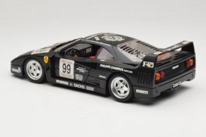 Ferrari F40 Seco #99 Lesseps / Charriol / Balandras Črn Bburago 1:18 3032-B3 Kovina – slika 7 od 8