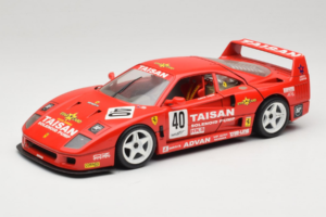 Ferrari F40 #40 T. Ohta / A. Reid Taisan Rdeč 1987 Bburago 1:18 3022-T1 Kovina