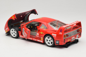 Ferrari F40 #40 T. Ohta / A. Reid Taisan Rdeč 1987 Bburago 1:18 3022-T1 Kovina – slika 5 od 8