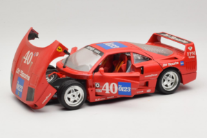 Ferrari F40 #40 the0123 Rdeč 1987 Bburago 1:18 3332-P5 Kovina – slika 2 od 8