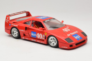 Ferrari F40 #40 the0123 Rdeč 1987 Bburago 1:18 3332-P5 Kovina – slika 6 od 8