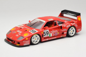 Ferrari F40 LM Unisys #59 Ota / P. Nappi / R. Donovan 24 Hours of Le Mans 1996 Bburago 1:18 3032-U1 Kovina
