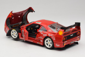 Ferrari F40 LM Unisys #59 Ota / P. Nappi / R. Donovan 24 Hours of Le Mans 1996 Bburago 1:18 3032-U1 Kovina – slika 5 od 8