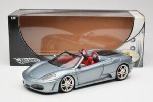 Ferrari F430 Spider Blue Metallic Hot Wheels 1:18 H3074 Kovina – slika 8 od 8
