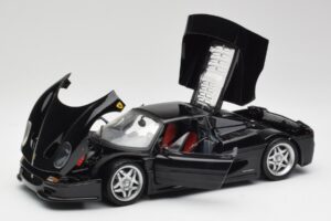 Ferrari F50 Črn Hot Wheels 1:18 23910 Kovina – slika 2 od 8