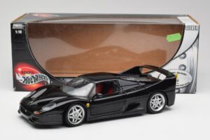 Ferrari F50 Črn Hot Wheels 1:18 23910 Kovina – slika 8 od 8