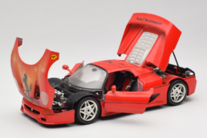 Ferrari F50 Braccio & Gotz M. Schumacher Podpisna Izdaja Bburago 1:18 MS Kovina – slika 2 od 8