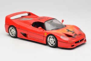 Ferrari F50 Braccio & Gotz M. Schumacher Podpisna Izdaja Bburago 1:18 MS Kovina – slika 6 od 8