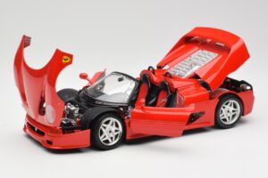 Ferrari F50 Kabriolet Rdeč Bburago 1:18 3352 Kovina – slika 2 od 8