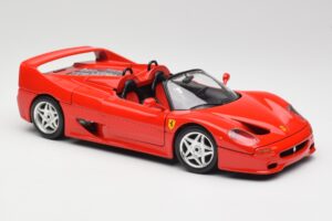 Ferrari F50 Kabriolet Rdeč Bburago 1:18 3352 Kovina – slika 6 od 8