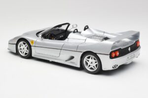 Ferrari F50 Kabriolet Srebrna Bburago 1:18 3372 Kovina – slika 7 od 8