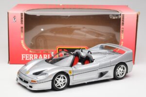Ferrari F50 Kabriolet Srebrna Bburago 1:18 3372 Kovina – slika 8 od 8