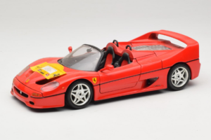 Ferrari F50 Kabriolet 50 Jahre Ferrari 24 Jahre Bburago FMC Rdeč Bburago 1:18 3352-P1 Kovina