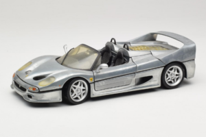 Ferrari F50 Kabriolet Chrome Silver Omejena Izdaja Hot Wheels 1:18 25741 Kovina