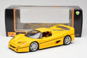 Ferrari F50 Giallo Modena Maisto 1:18 F50001 Kovina – slika 8 od 8