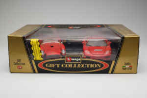 Ferrari Gift Set 250 Testa Rossa & 360 Modena Challenge Rdeč Bburago 1:18 GC001 Kovina – slika 2 od 2