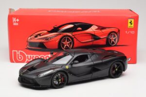 Ferrari LaFerrari F150 Matte Black Bburago 1:18 18-16901BK Kovina – slika 8 od 8