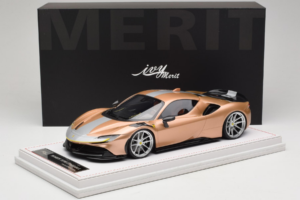 Ferrari SF90 Novitec Zlata Srebrna Proga IVY 1:18 REMC028 Smola – slika 7 od 7