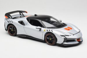 Ferrari SF90 XX Stradale Arctic White Bburago 1:18 18-16020W Kovina – slika 6 od 8