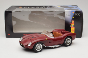 Ferrari Testa Rossa Temno Rdeč Shell Shell 1:18 40026 Kovina – slika 8 od 8