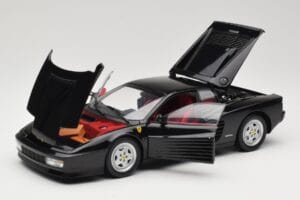 Ferrari Testarossa Črn Kyosho 1:18 08425BK Kovina – slika 2 od 8