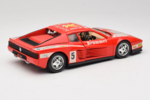 Ferrari Testarossa Brummel #5 Rdeč 1984 Bburago 1:18 3004-P1 Kovina – slika 3 od 8