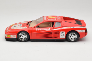 Ferrari Testarossa Brummel #5 Rdeč 1984 Bburago 1:18 3004-P1 Kovina – slika 4 od 8