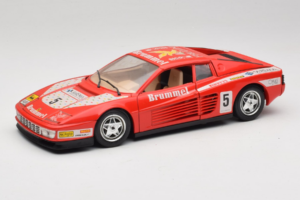 Ferrari Testarossa Brummel #5 Rdeč 1984 Bburago 1:18 3004-P1 Kovina