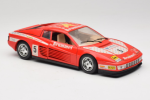 Ferrari Testarossa Brummel #5 Rdeč 1984 Bburago 1:18 3004-P1 Kovina – slika 6 od 8