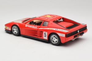 Ferrari Testarossa Brummel #5 Rdeč 1984 Bburago 1:18 3004-P1 Kovina – slika 7 od 8