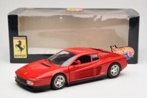 Ferrari Testarossa Rdeč Hot Wheels 1:18 23918 Kovina – slika 8 od 8