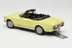 Fiat 124 Spider BS1 Rumena Sun Star 1:18 4921 Kovina – slika 7 od 8