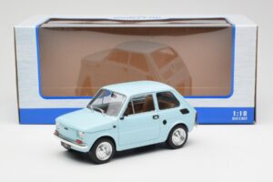 Fiat 126 Svetlo Modra MCG 1:18 MCG18415 Kovina – slika 6 od 6