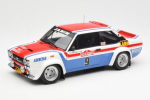 Fiat 131 Abarth Fiat France #9 J-C. Andruet / C. Delferrier Winner Rally Sanremo 1977 Kyosho 1:18 08375A Kovina