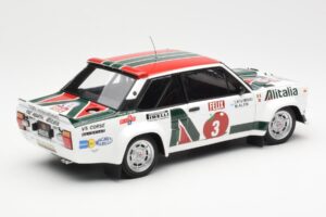 Fiat 131 Abarth #3 M. Alen / I. Kivimaki Winner Rally 1000 Lakes 1980 Kyosho 1:18 08376H Kovina – slika 3 od 8