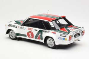 Fiat 131 Abarth #3 M. Alen / I. Kivimaki Winner Rally 1000 Lakes 1980 Kyosho 1:18 08376H Kovina – slika 7 od 8