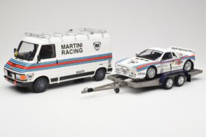 Fiat 242 & Lancia 037 Group B #1 W. Rohrl / C. Geistdorfer Rally Monte Carlo 1983 Otto 1:18 OT360 Smola