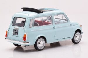 Fiat 500 Giardiniera Acquamarina Moder Norev 1:18 187742 Kovina – slika 3 od 7