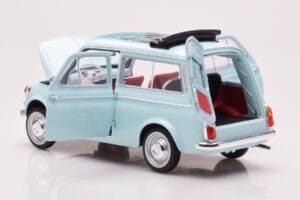Fiat 500 Giardiniera Acquamarina Moder Norev 1:18 187742 Kovina – slika 5 od 7
