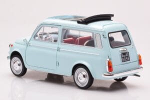 Fiat 500 Giardiniera Acquamarina Moder Norev 1:18 187742 Kovina – slika 7 od 7