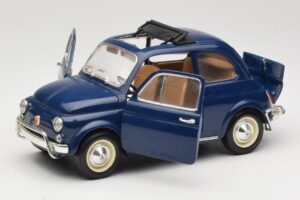 Fiat 500 L Modra Bburago 1:18 3327 Kovina – slika 2 od 8